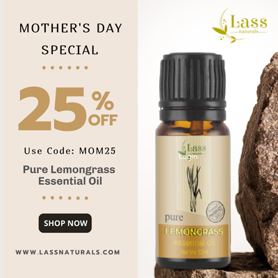 pure lemongrass essential oil